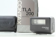 BOXED MINT Contax TLA200 200 BLACK Shoe Mount Flash G1 G2 from JAPAN