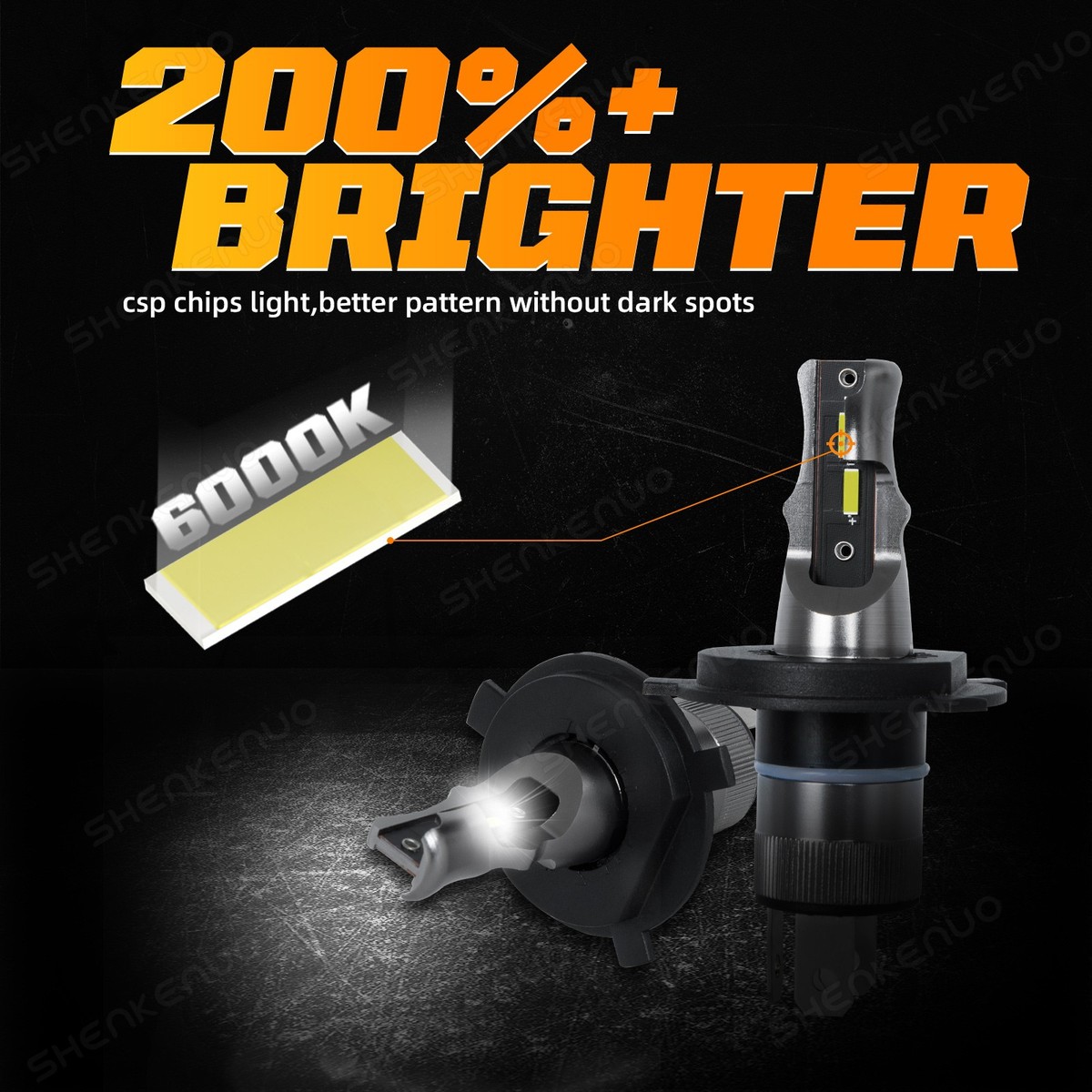 For Subaru Legacy 1995-1997 4pcs Combo LED Headlight+Fog Light