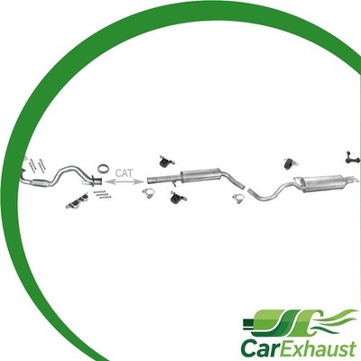 Auspuff für VW BORA / VW GOLF 4 Kombi 1.6 105PS ATN/AUS/AZD Schalldämpfer