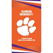 Turner Licensing,  NCAA Clemson Tigers 2026 Pocket Planner, 3.5'' X 6.25'', 17-M