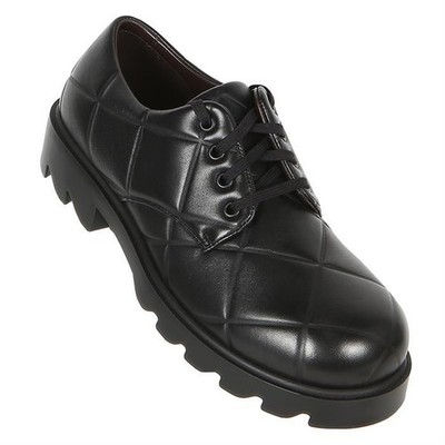 Bottega Veneta Federbein Grid Schnürschuhe Derby Schuhe 709000 V02X0 1000 72887980 [U]