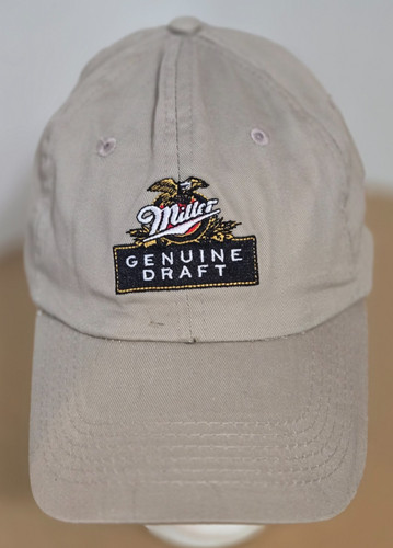 Miller Genuine Draft Beer Hat Cap Adjustable