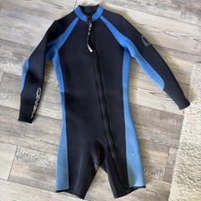 O Neill Wetsuit Surfing 3/4 Shorty 3mm Size LT Diving Body Boarding Vintage
