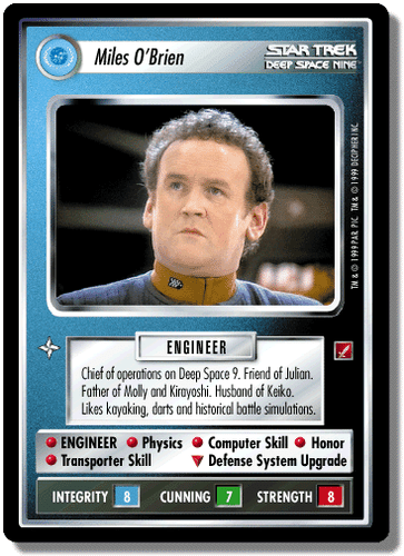 Miles O'Brien - Blaze of Glory - Star Trek CCG 1E - Picture 1 of 6