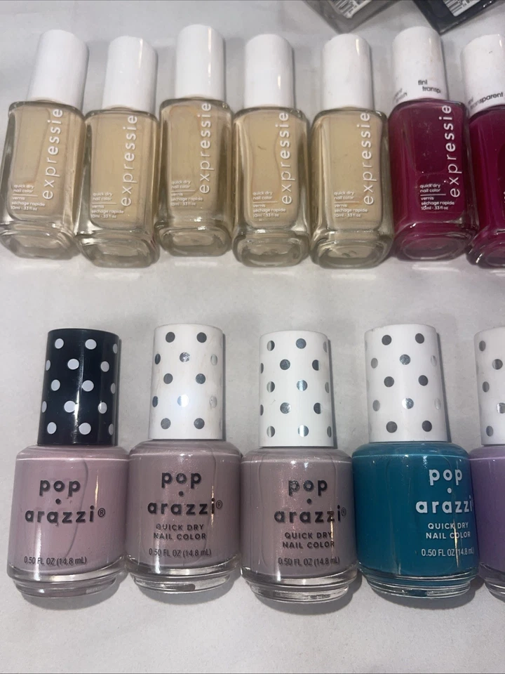 Lote de 50+ piezas de esmalte de uñas (TODO NUEVO) Nailtopia, Essie, Poparazzi ¡$200+ venta al por menor! Foto 4 de 4
