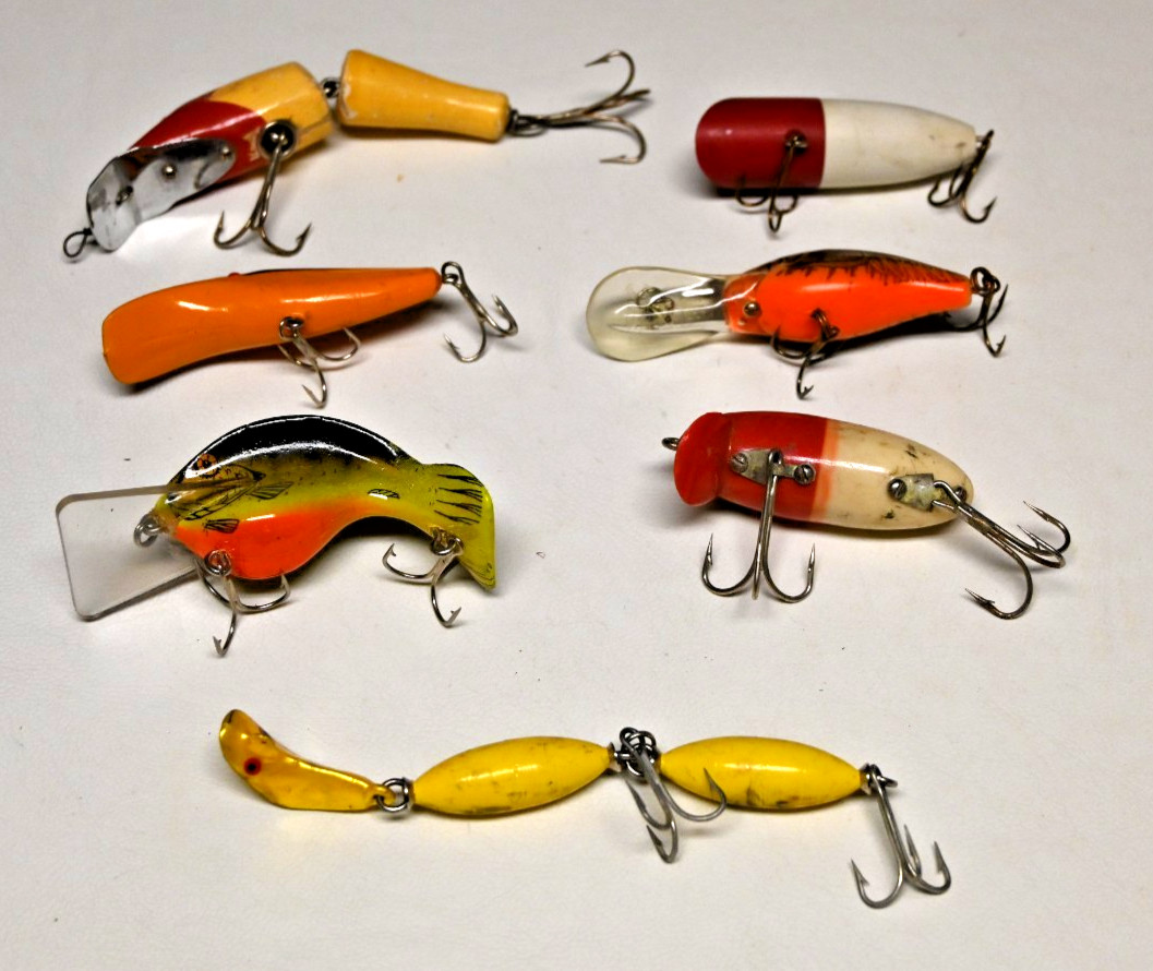 Vintage Lot of Lures - Action, Wright McGill, Rebel, Action Lures, Staley Marine