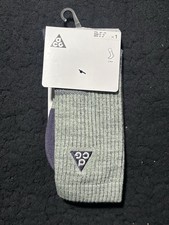 NWT Nike ACG Outdoor Cushioned Crew Socks Men Size: 6-8 M 1 Pk -FB3341-370 Green