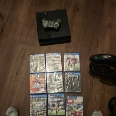 Sony PlayStation 4 Console with Controller, 9 Games LEGO Marvel Sports Action