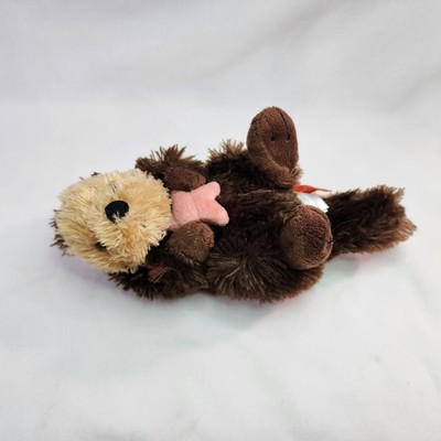 WILD REPUBLIC Playful Sea Otter 10'' Plush Brown Star Fish Stuffed Animal