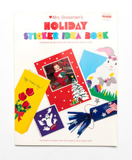 1997 Mrs. Grossman's Holiday Sticker Idea Book - Fun Book 