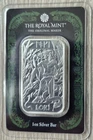 The Royal Mint  Loki 1oz Silver Minted Bullion Bar 0.999 still sealed