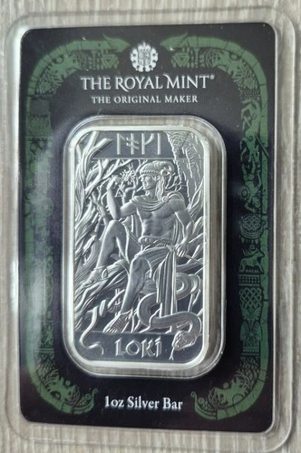 The Royal Mint  Loki 1oz Silver Minted Bullion Bar 0.999 still sealed