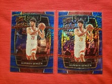 (2) Alperen Sengun RC 2021-22 Select BLUE SHIMMER PRIZM