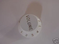 FENDER STRAT GUITAR PARCHMENT  VOLUME KNOB  