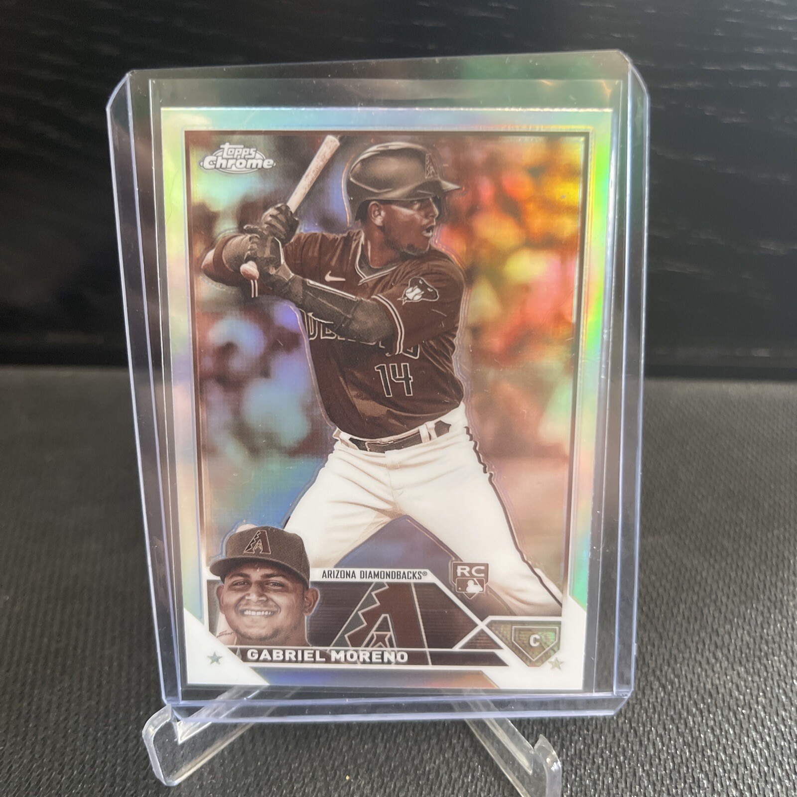 2023 Topps Chrome - Negative Refractor #189 Gabriel Moreno (RC)