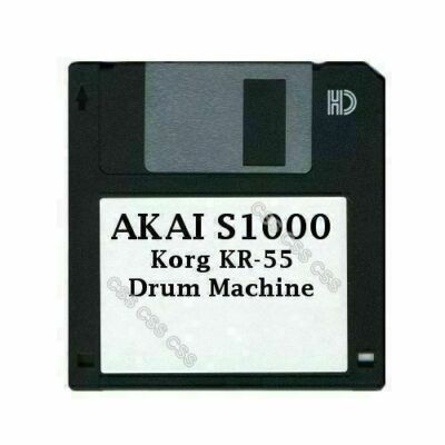 Akai S1000 Floppy Disk Vintage Korg KR-55 Drum Machine