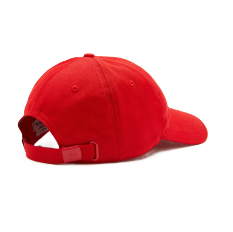 Lacoste Men's Organic Cotton Twill Big CROCH Cap Red RK9871-240 g