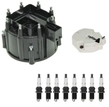 Distributor Rotor Cap & Spark Plugs .060" Kit ACDelco For Caddy Buick Chevy 5.0L