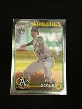 Joe Boyle 2024 Topps Chrome RC #91 Oakland Athletics