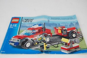 LEGO 7942 City Off-Road Fire Rescue Retired Complete w/Instructions No Box