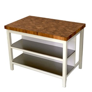 end grain island top