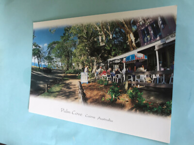 Die Esplanade.  Palm Cove Cairns. Australien.  Farbpostkarte