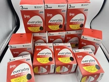 L'eggs Everyday 12 Boxes Ultra Sheer Pantyhose Jet Black Sheer Toe B