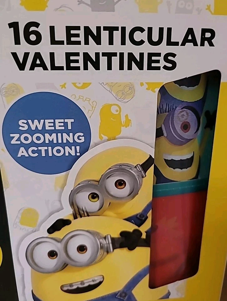 Minions 16 Lenticular Mini Cards Zooming Action Kids Party Loot Bag Fillers New - Image 3 of 4