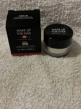 MAKE UP FOR EVER Ultra HD Microfinishing Loose Powder Mini 0.035 oz./ 1 g. New