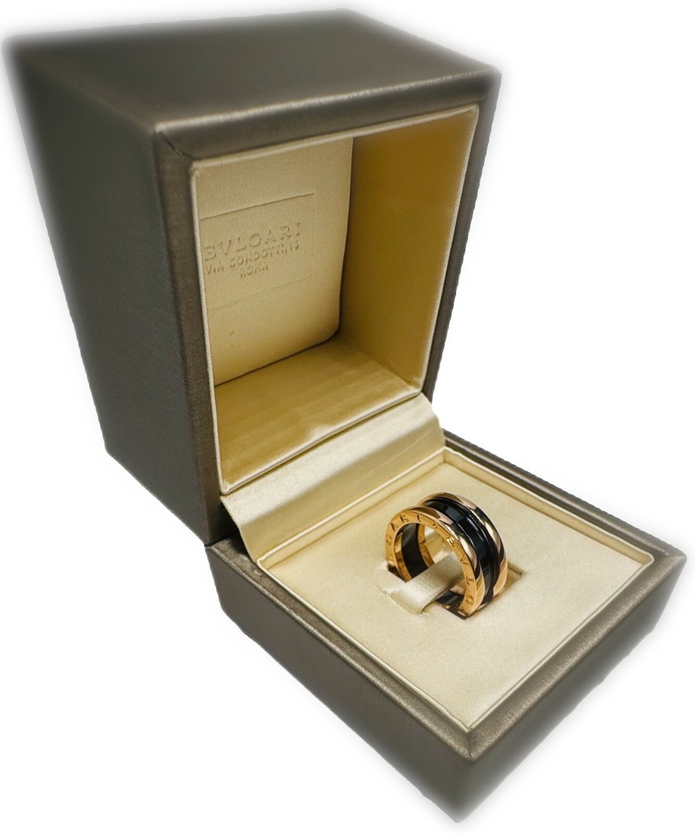 Bvlgari B.Zero1 Authentic 100% ,18k Rose Gold , Black  display picture 1