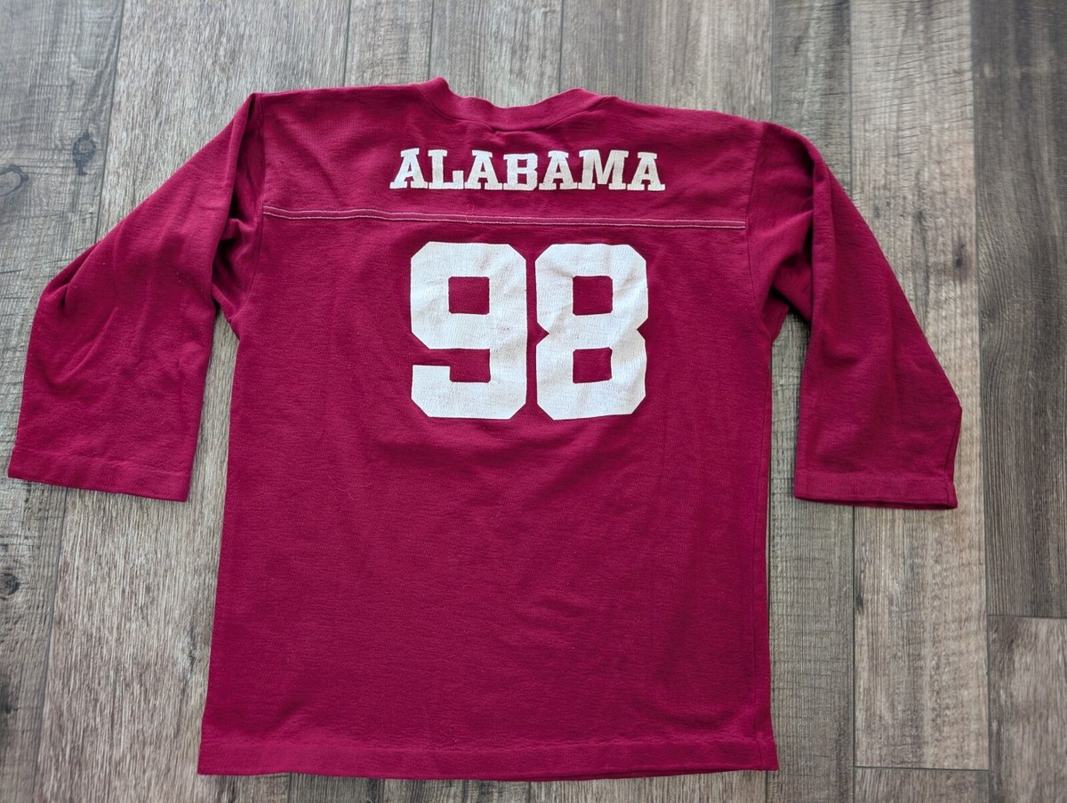 シャツ 70's USA ALABAMA college ringer vintage Vintage 70s 80s Alabama Crimson Tide Football Jersey Shirt 3