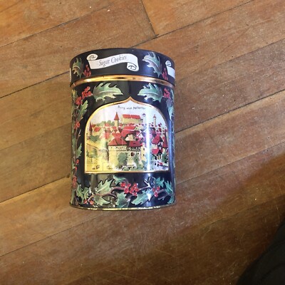 Lambertz Aachen Sugar Cookies Musical Metal Christmas Tin Landmarks Germany 2003