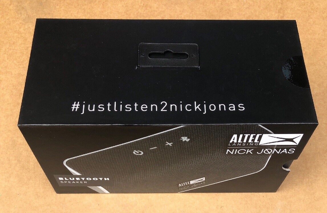 Altec Lansing Nj-1 Nick Jonas Collaboration Bluetooth Speaker