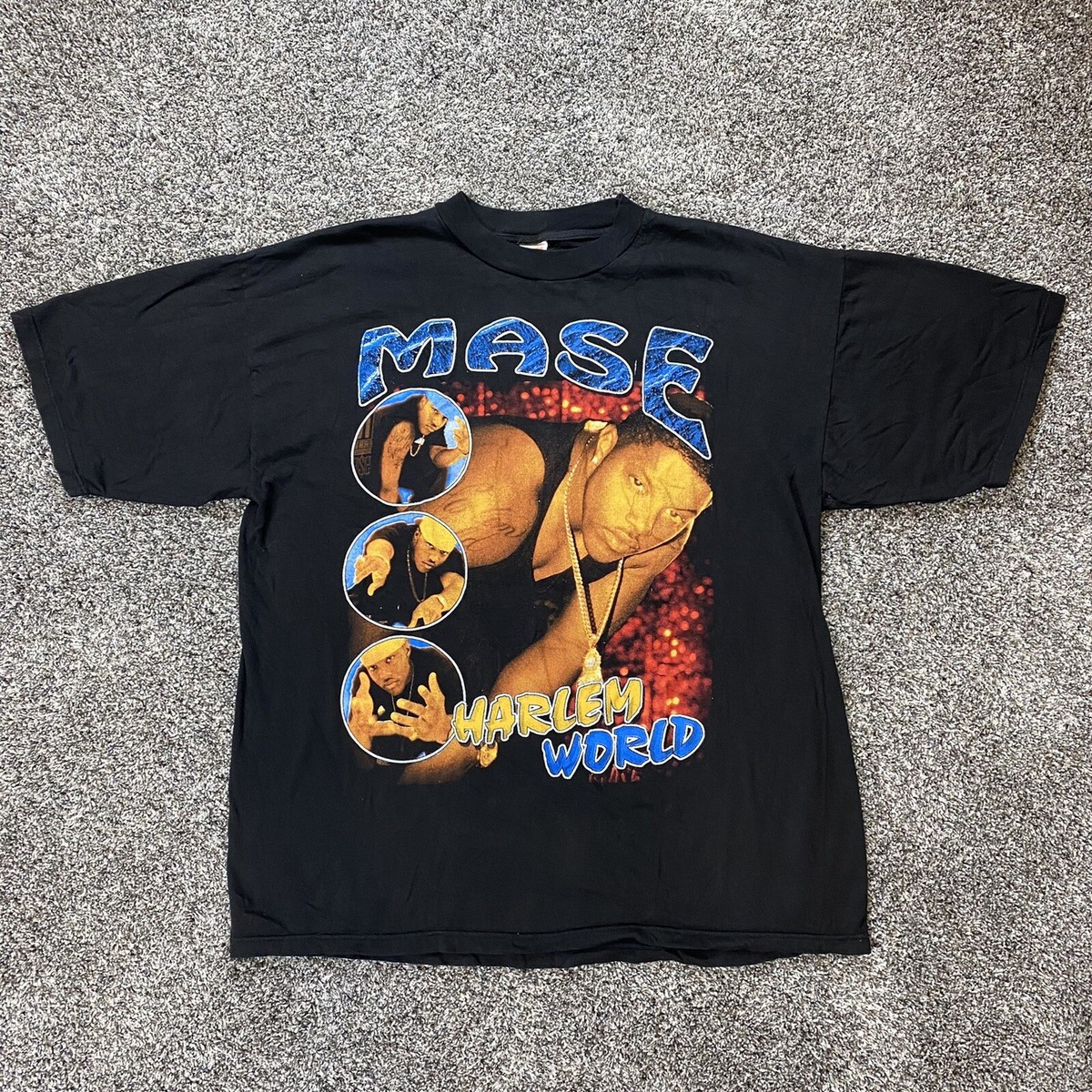 Vintage 90s Bootleg Rap Tees Mase Harlem World X Puff Daddy Vintage 90s Bootleg Rap Tees Mase Harlem World X Puff Daddy