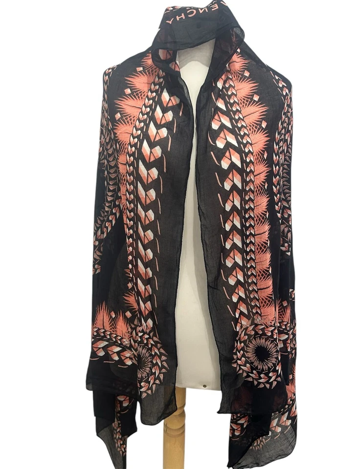 S17# Givechy Perfume Paréo Algodón 68/42 pulgadas Mantón Algodón Foto 2 de 4