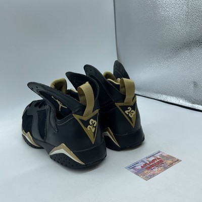 Size 10 - Air Jordan 7 Retro Golden Moments White Black Suede 