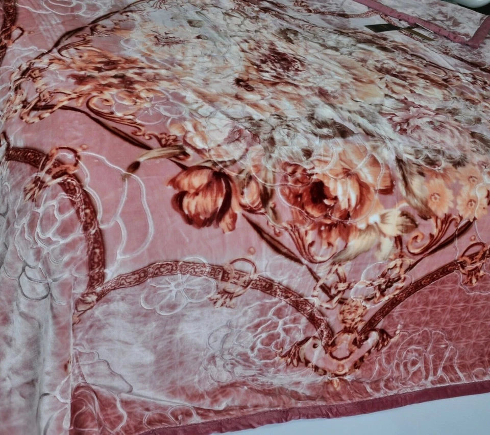 Kuscheldecke 200x230 cm Zweilagige Doppelseitige Decke 2 Ply , 3 kg Braun - Bild 3 von 4