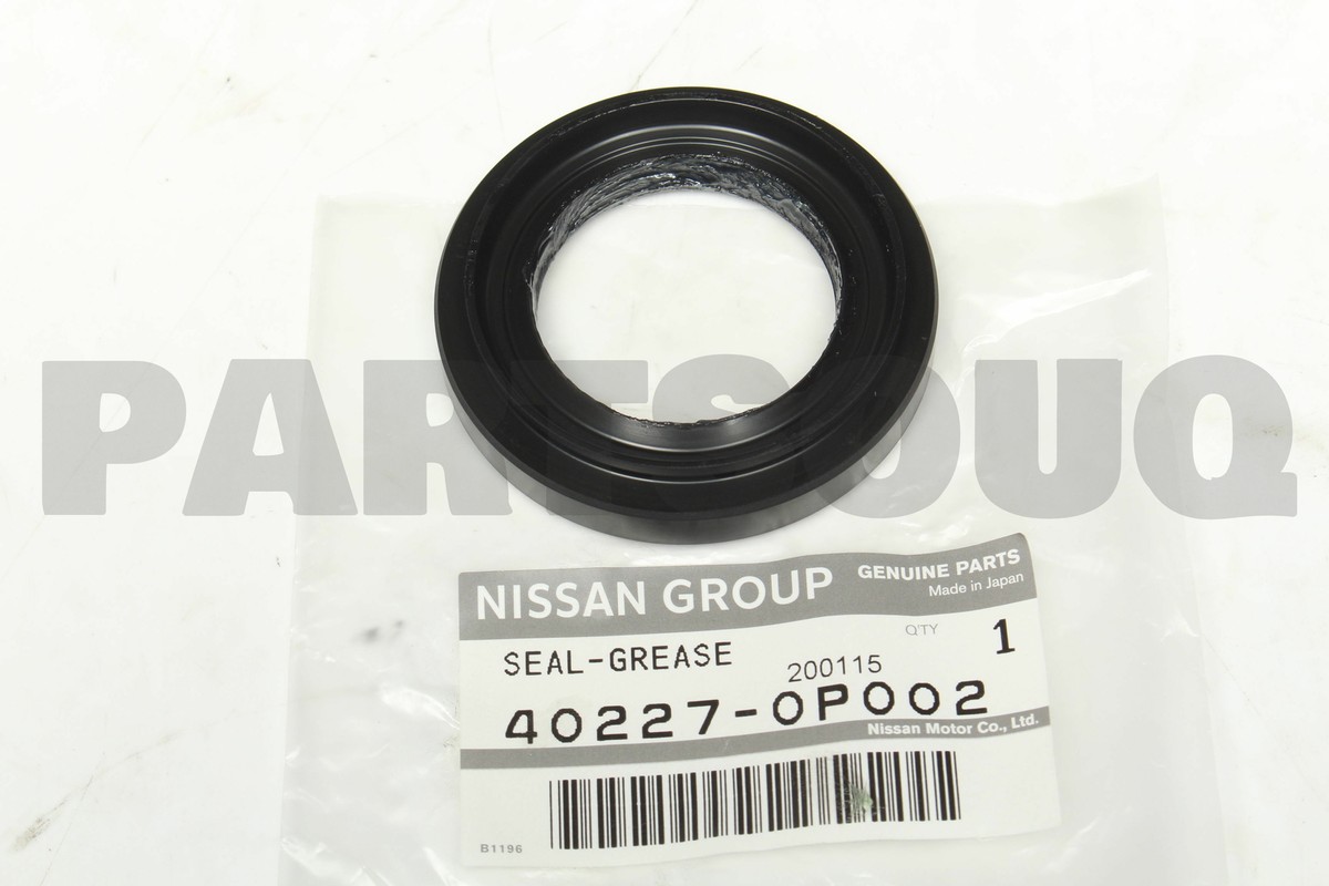 402270P002 Genuine Nissan SEAL-GREASE,SIDE SHAFT 40227-0P002 402270P002 Genuine Nissan SEAL-GREASE,SIDE SHAFT 40227-0P002