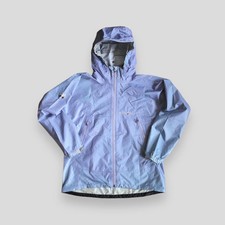 Montbell Women’s Goretex Jacket Purple/blue Hooded Waterproof Small