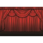 7x5ft Stage Drapes Backdrop Red Curtains Concert Fashion Show Photography Prop