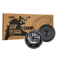 Hertz SPL Show SV-200L 8" (200mm) 4-Ohm Woofers Pair 400W Max Power Loud Bass