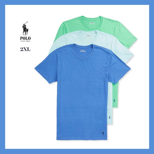 NWT - 3 Pack Polo Ralph Lauren Mens Classic Fit Cotton Undershirts, Sz 2XL - $49