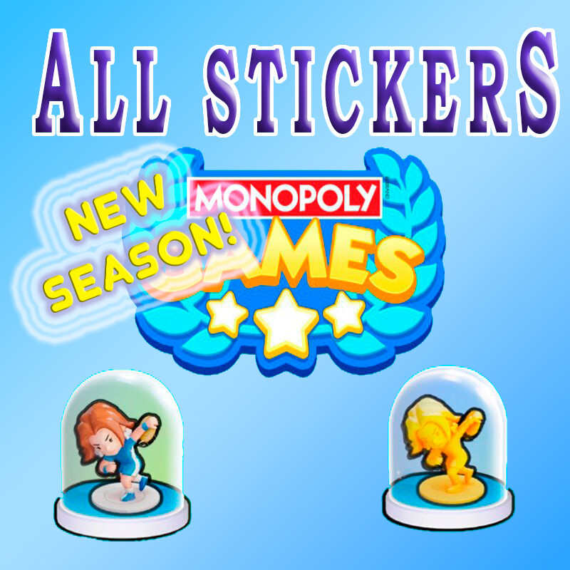 Monopoly Go 1/2/3/4/5 ⭐️Star Stickers Cards Album⭐️ |⚡️ Instant Delivery ⚡️