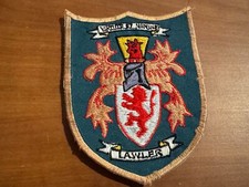 Vintage Lawler Family “Virtute et Numine” Coat of Arms Patch