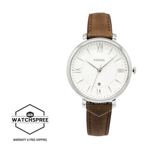 Fossil Jacqueline Brown Ladies' Leather Watch ES3708 796483138216 | eBay