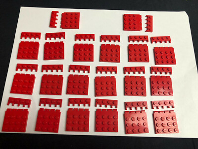 Lego 20 x Hinge Vehicle Roof 4x4 4213 Roof Holder 1x4 4315 rot Klappdach