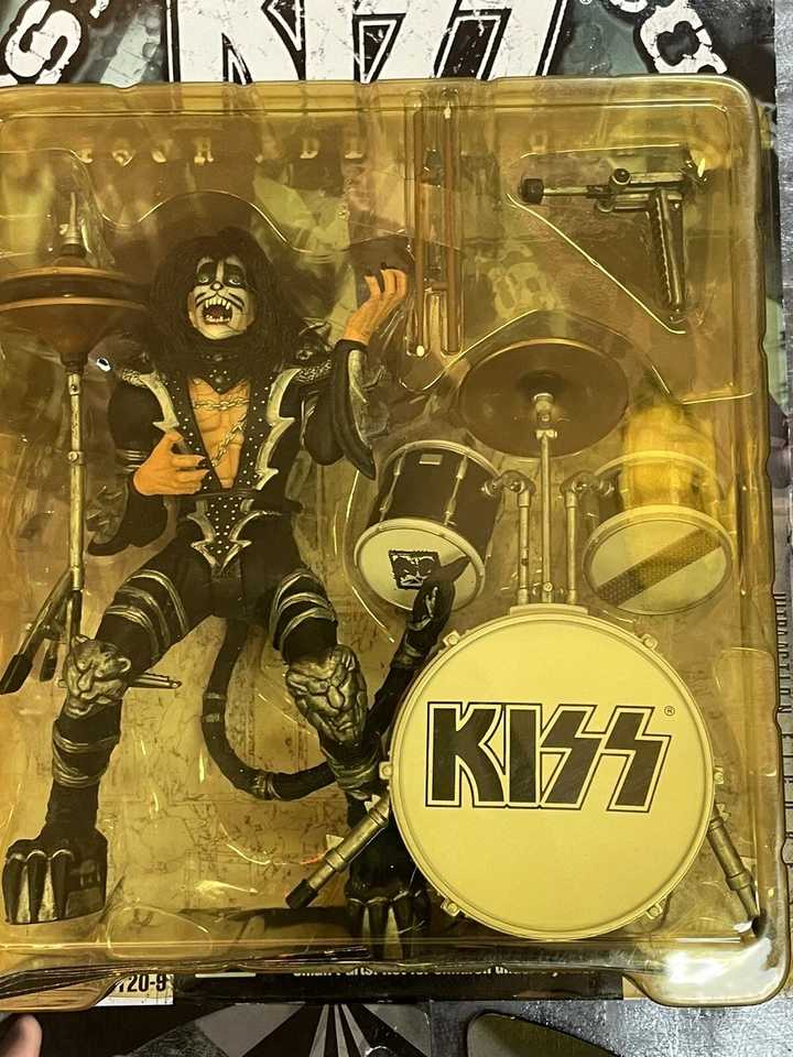 4 bonecos Psycho Circus KISS Gene Simmons Ace, Peter Paul LOTE McFarlane 1998 NOVO - Imagem 4 de 4
