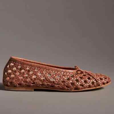 Jeffery Campbell My Weave Flat in Brown NWOB Size 8