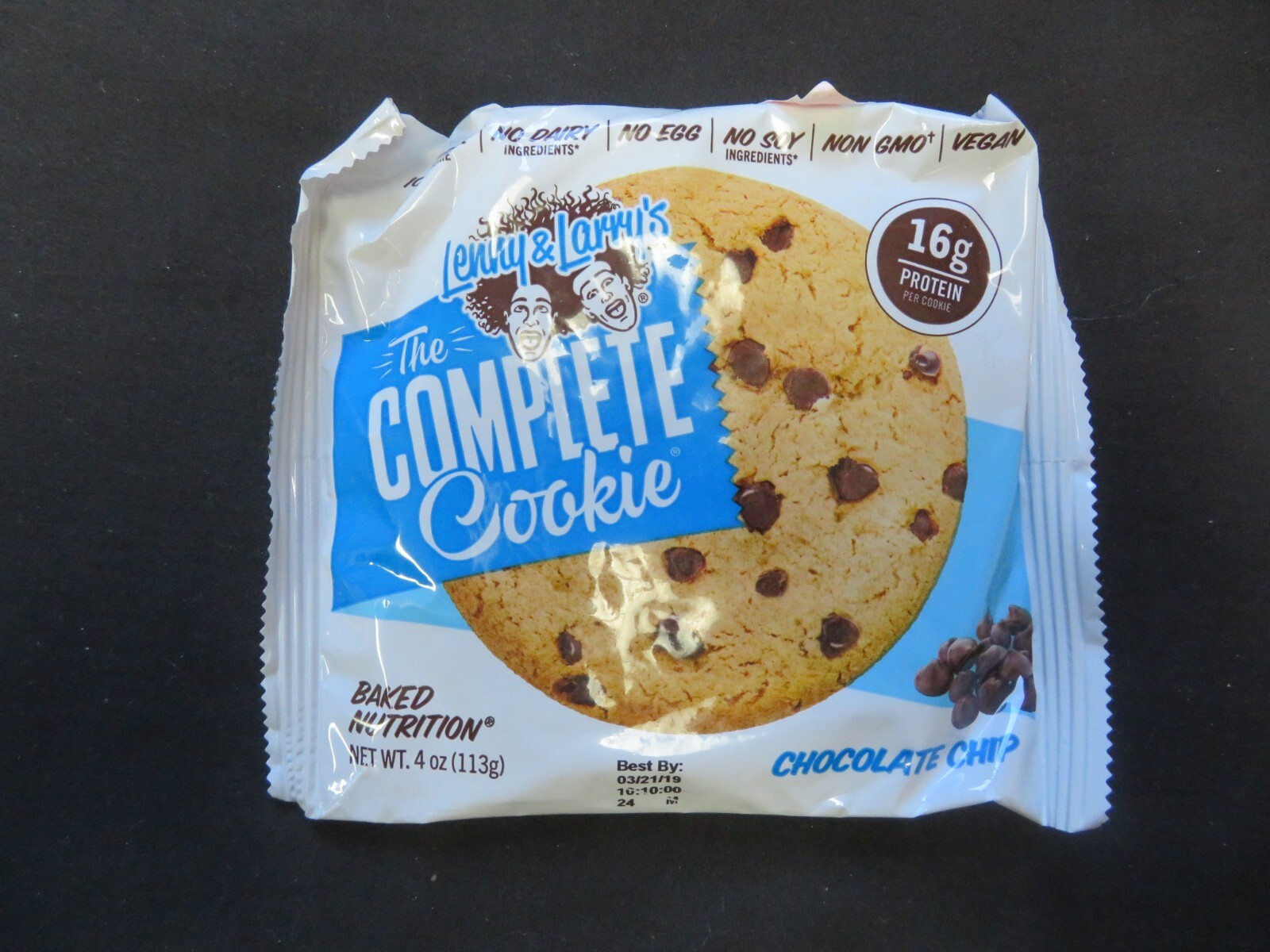 Lenny & Larry's 16 Gram Protein The Complete Cookie Chocolate Chip 8g ...