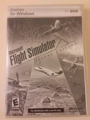 Microsoft Flight Simulator X Deluxe Edition PC Software NEW SEALED VIDEO GAME